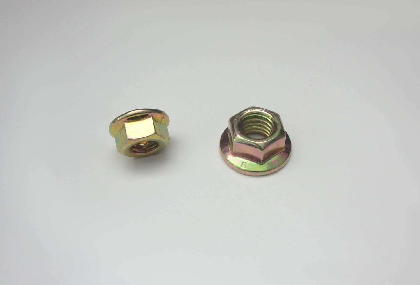 Bundmuttern (DIN 6923) ,  gelb verzinkt |8|