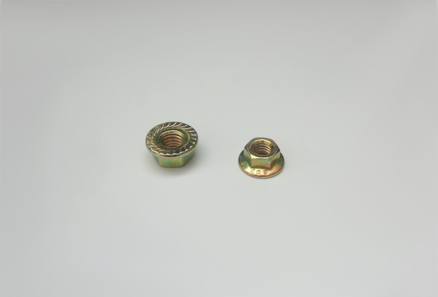 Sicherungs- Bundmuttern (Ripp) , gelb verzinkt |8|