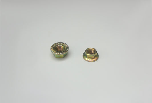 Sicherungs- Bundmuttern (Ripp) , gelb verzinkt |8|