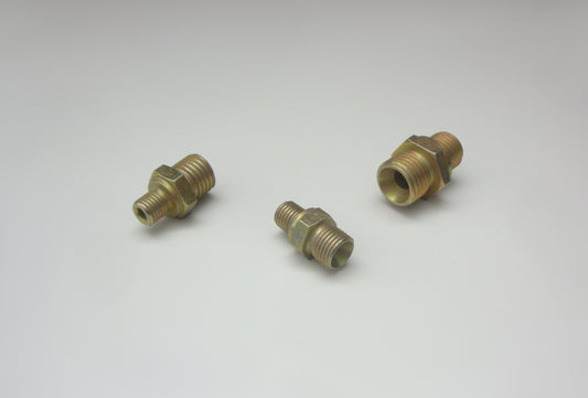 Einschraubstutzen für Benzin- und Hydrauliksysteme (DIN 7647) , gelb verzinkt