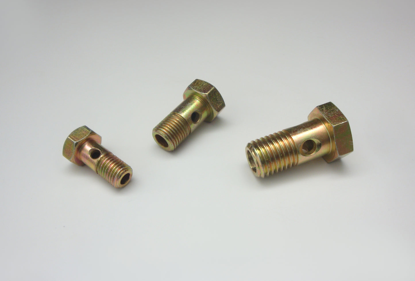 Hohlschrauben für Benzin- und Bremsleitungen , gelb verzinkt (DIN 7643)