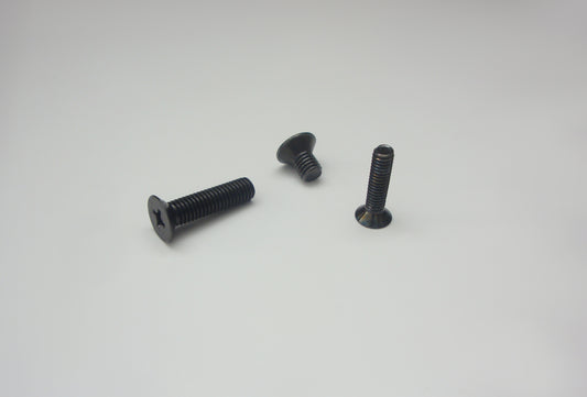 Senkschrauben mit Kreuzschlitz (PH) , schwarz verzinkt (DIN 965)