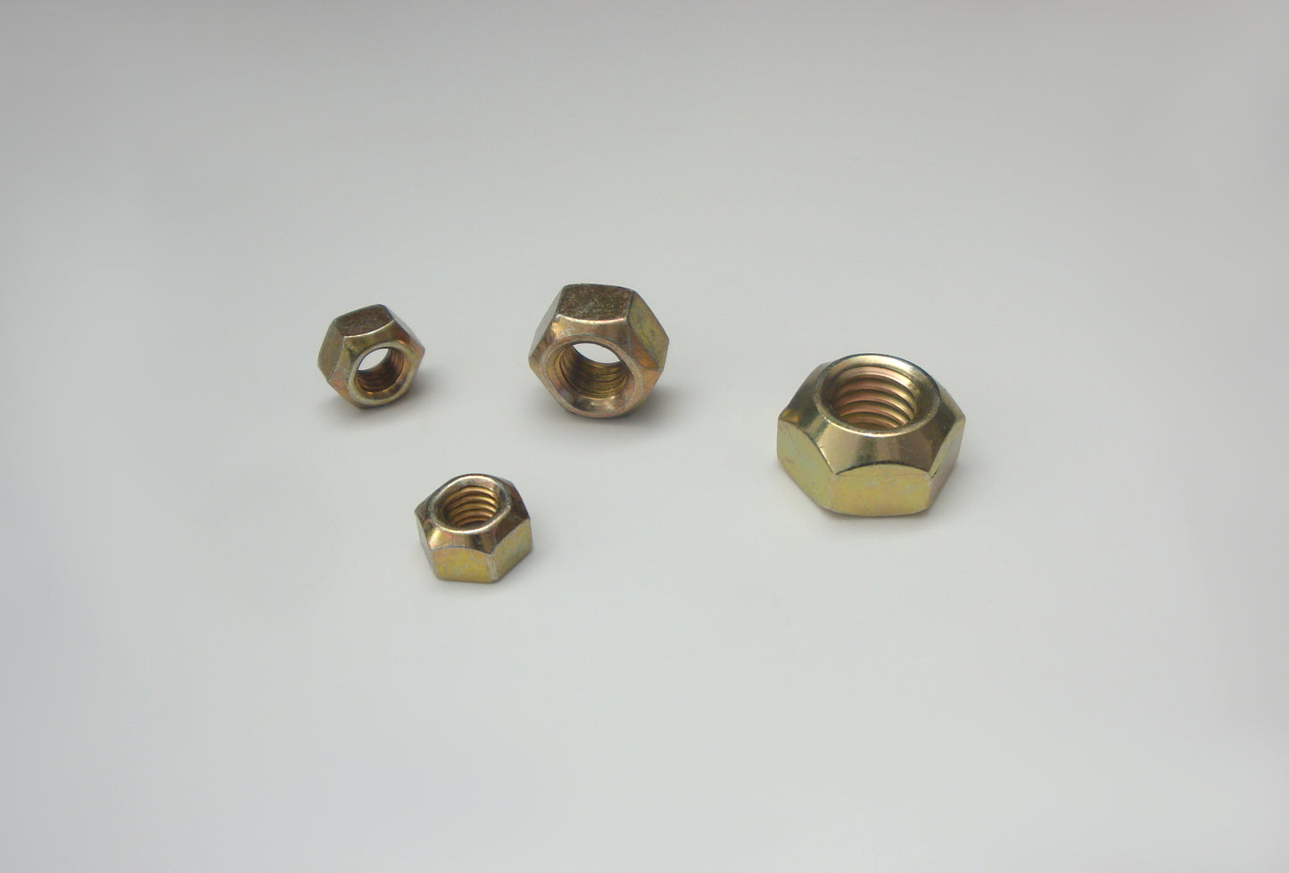 Sicherungsmuttern Ganzmetall (DIN 980V) , gelb verzinkt |8|, Normal- und Feingewinde