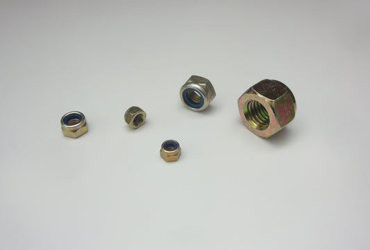 Sicherungsmuttern mit Kunststoffring (DIN 985) , gelb verzinkt |8|