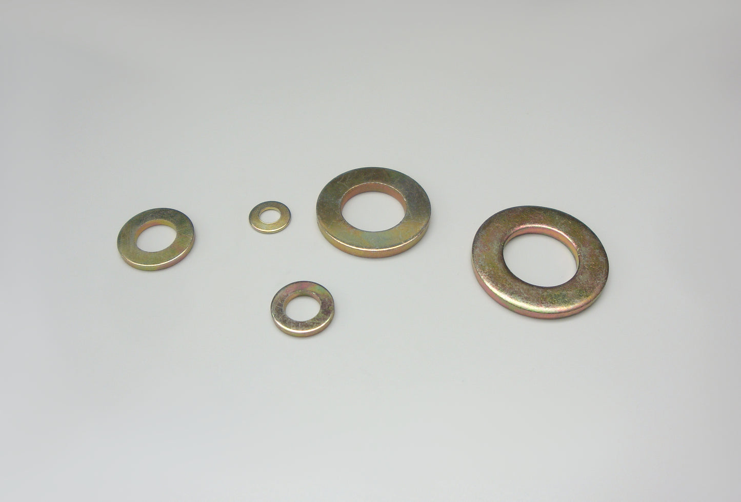 Unterlegscheiben kleiner Durchmesser , gelb verzinkt (DIN 125)